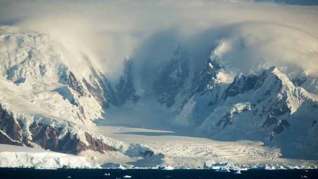 The Antarctic landscape.