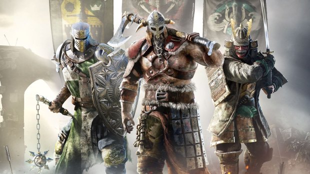 Knights, vikings and samurai take to the battlefield in <i>For Honor</i>.