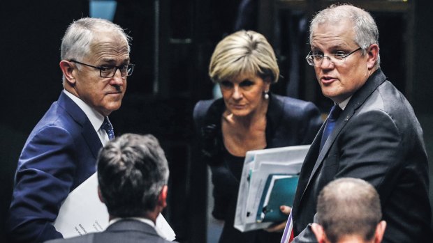 Malcolm Turnbull, Scott Morrison and Julie Bishop have had plenty to get on with, OK?
