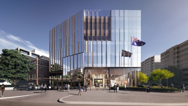 Artist impressions of the new Australian Embassy in Washington DC.