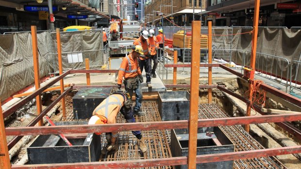 An additional 800 metres of George Street will become a construction site in coming weeks.  