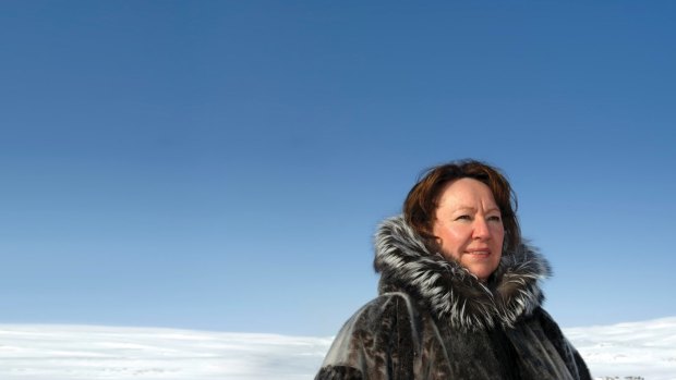 Sheila Watt-Cloutier warns that the melting of the Arctic will have disastrous consequences for her people. 