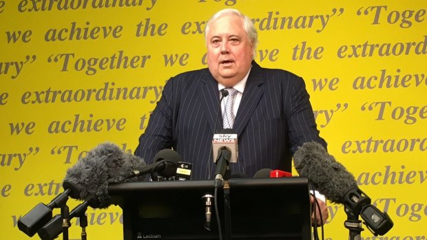 Clive Palmer has denied any wrongdoing.