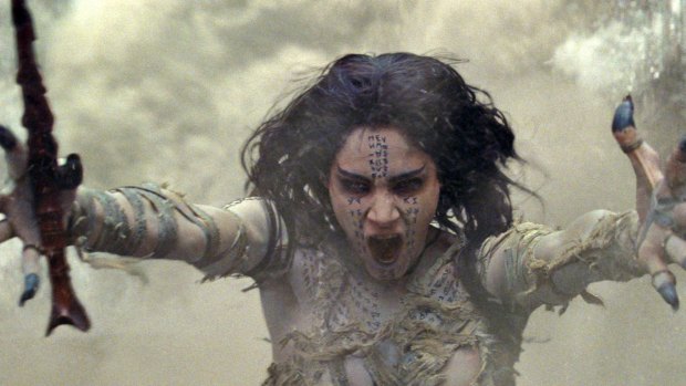 Sofia Boutella is a vengeful Egyptian princess in The Mummy.