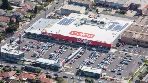 Coburg North Village shopping centre on the corner of Gaffney and Sussex streets.