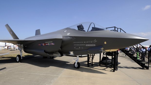 An F-35 Join Strike Fighter.