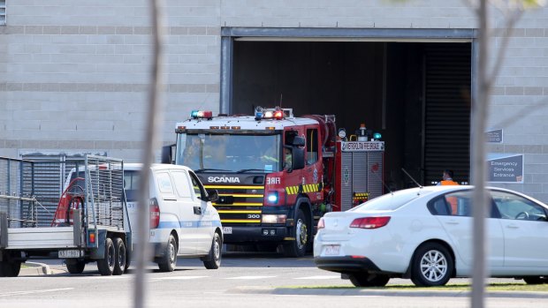 Fire crews returned to the remand centre on Wednesday morning.