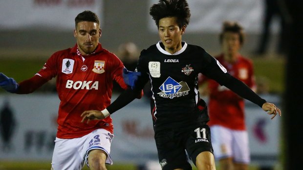 Far-sighted: Blacktown City;'s man-of-the-moment Danny Choi (right).