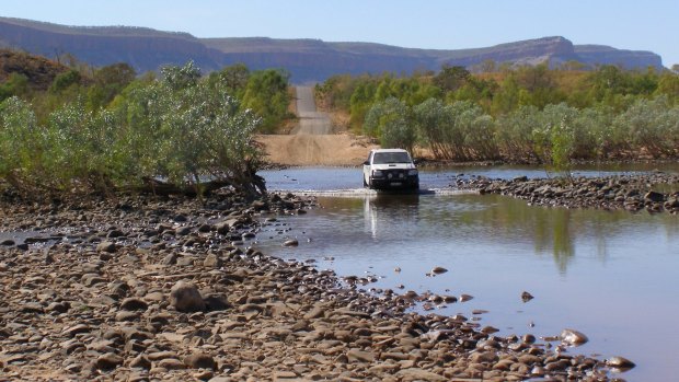 Sections of the famous Gibb River Road track have been closed due to flooding. 