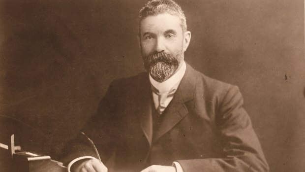Prime Minister Alfred Deakin in 1905.
