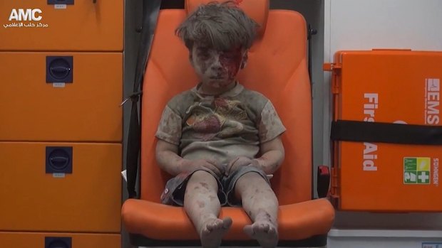 The image of Omran Daqneesh.