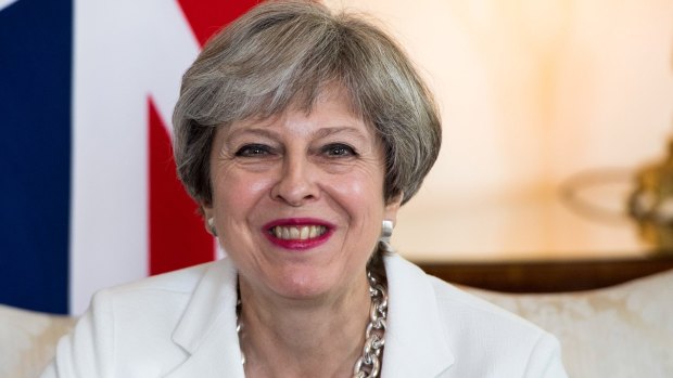  UK prime minister Theresa May.