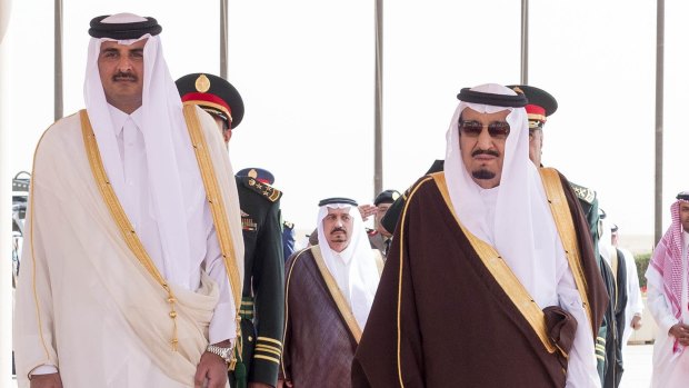 King Abdulaziz bin Salman receives Crown Prince Sheikh Tamim Bin Hamad Al Thani of Qatar this month.