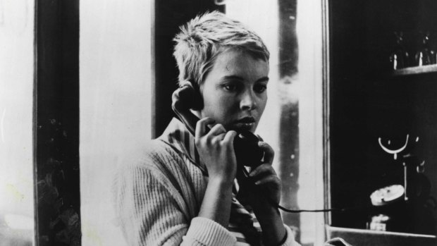 Jean Seberg (Patricia Franchini) in Jean Luc Godard's A Bout De Souffle (Breathless).