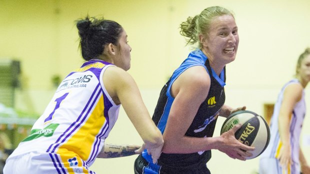 Mikaela Ruef was brilliant for the Capitals, securing 22 rebounds.