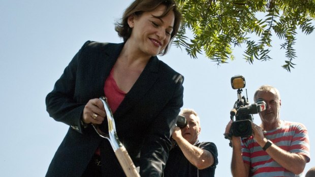 Jackie Trad was shovel-ready with her attack on the LNP's infrastructure plan.