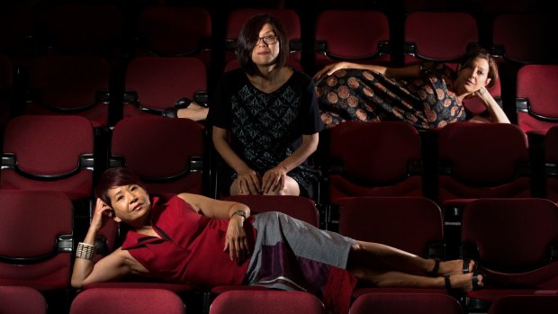 Annette Shun Wah, Joanne Kee and Paula Abood are launching a new theatre company, the National Theatre of Parramatta.