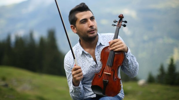 'I used to dream about this when I was a kid': Syrian refugee Rami Basisah in Switzerland.