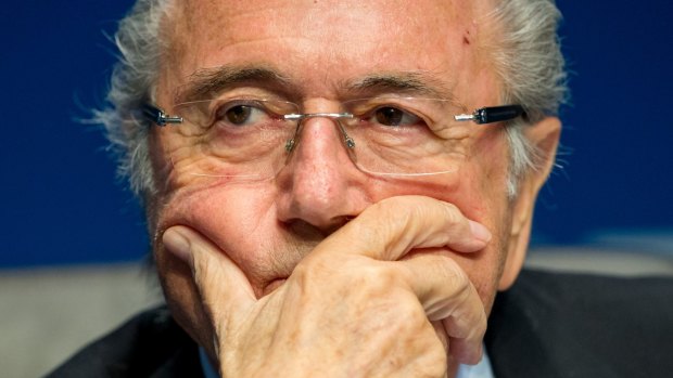 Suspended FIFA president Sepp Blatter.