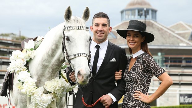 Jodi Anasta and Braith Anasta in happier times in 2014.