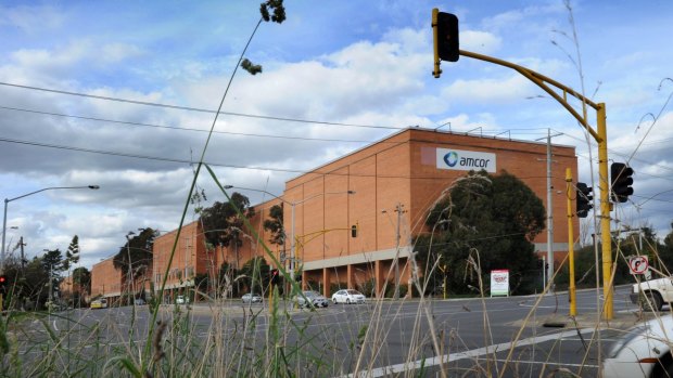 The Amcor paper recycling mill in Alphington. 