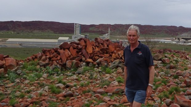 Dr John Black, former assistant divisional chief of the CSIRO, on the Burrup Peninsula in July 2016.