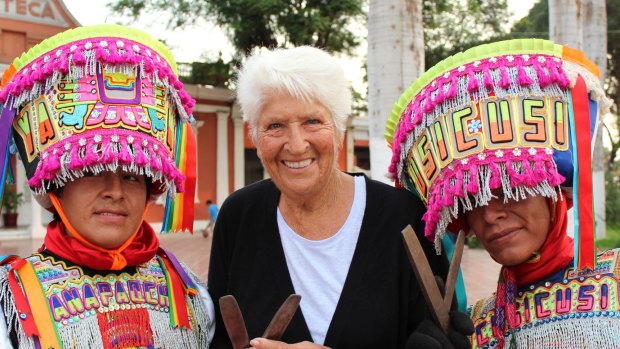 Dawn Fraser in Peru on an episode of  <i>Who Do You Think You Are?</i> 