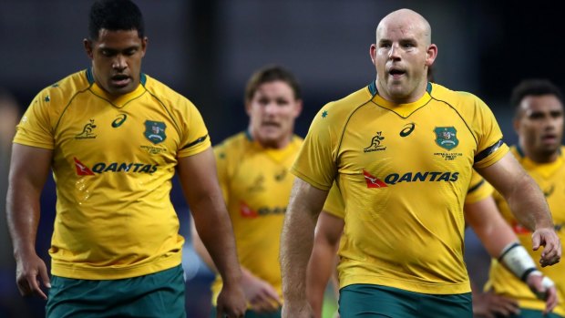 Recalled: Stephen Moore (right) and Scott Sio will start against Italy.