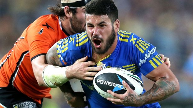 Gutted: Nathan Peats is upset the Eels have been offering him to other clubs.