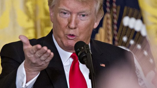 US President Donald Trump rambled for nearly an hour and twenty minutes. 