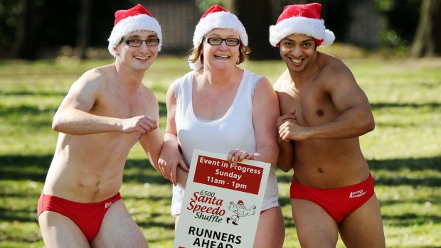 Heidi Prowse, who organised the inaugural Santa Speedo Shuffle is ACT's Young Australian of the Year
