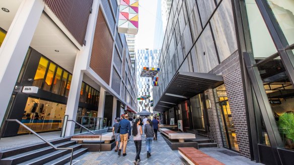 Steam Mill Lane in Darling Square is the city's hottest new eating strip.
