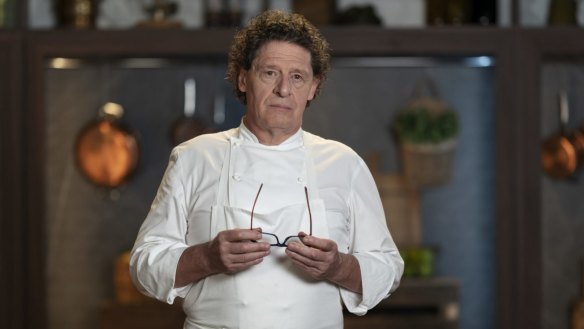 Marco Pierre White perfects his withering stare.