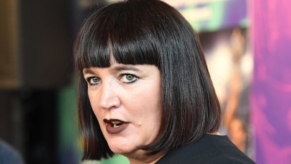 Poor outcome: Raelene Castle addresses the media at the new Rugby Australia. She says contracting is not a "perfect science".