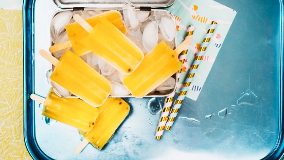 Passionfruit pops are simple to make.