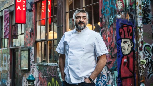 Frank Camorra, executive chef at MoVida, an enduring CBD favourite.