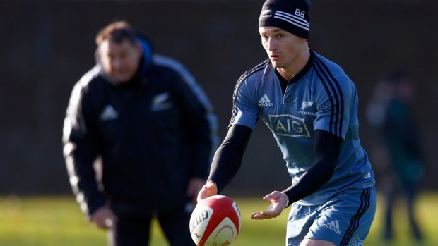 Start it up: Beauden Barrett has been picked to wear the much-debated No 10 jersey for the All Blacks against Wales on Sunday morning.