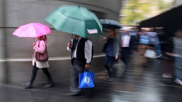 The humble umbrella is responsible for slowing public transport.