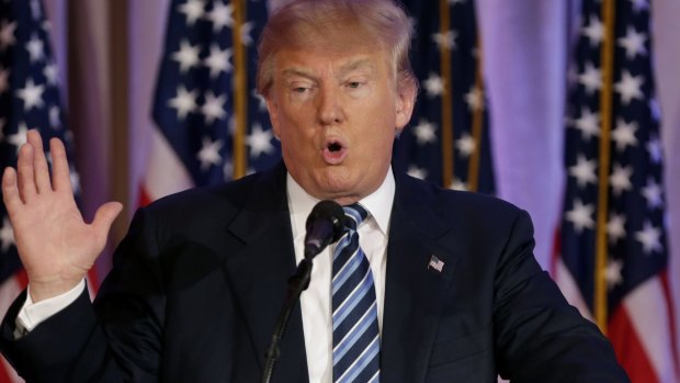 Republican presidential candidate Donald Trump's bank policy has surprised business.