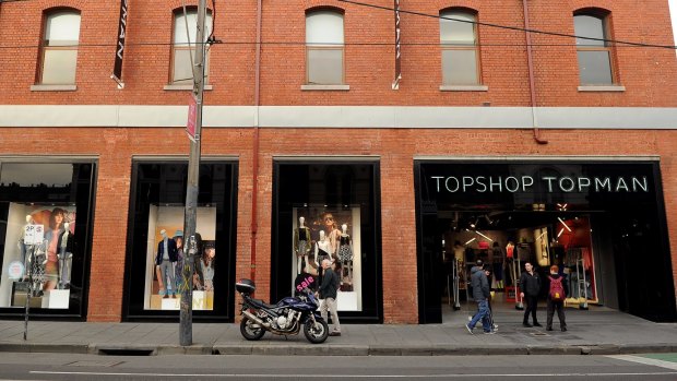 The first Topshop store in Australia, on Melborne's Chapel Street, has suffered as the area has struggled to maintain its identity as a luxury shopping destination.