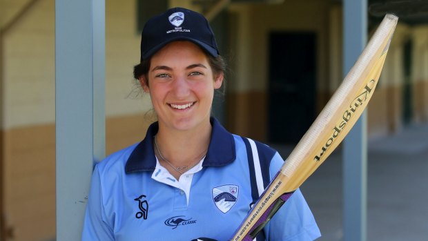 Future star: Clara Iemma has signed a one-year deal with the Sydney Sixers.