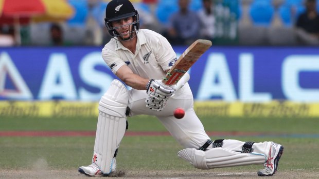 Leading from the front: Captain Kane Williamson scored over half his side's runs in the second innings to defeat Pakistan.
