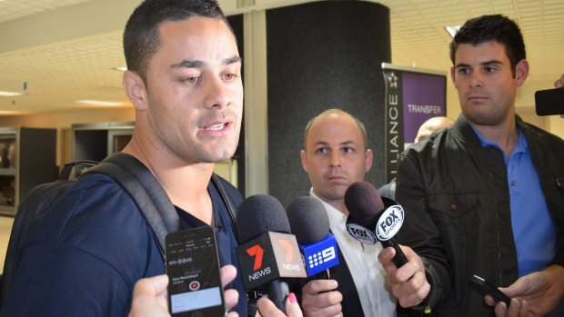Jarryd Hayne is a "rugby" star in the USA.