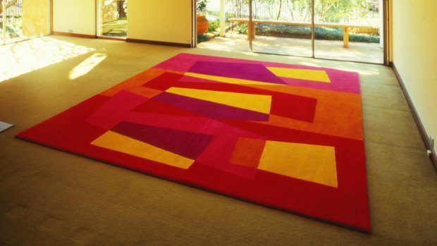 A.D.S. Donaldson's carpet pays homage to Mary Webb, an abstract artist.