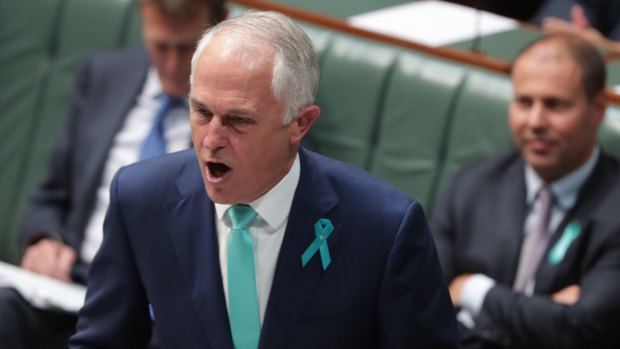 Prime Minister Malcolm Turnbull in a forthright attack on Opposition Leader Bill Shorten during question time.