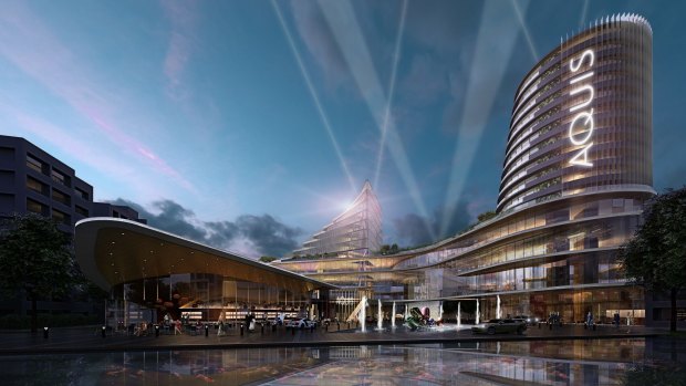 An artist's impression of the proposed new Canberra Casino.