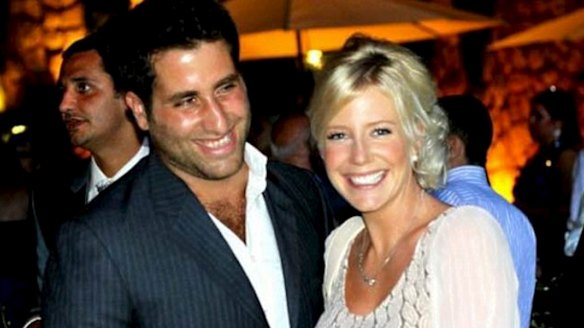 Sally Faulkner, who has returned to Australia without the two children she tried to retrieve from Lebanon, seen here with estranged husband Ali Elamine.
