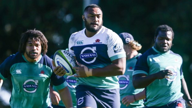 Work to do: Sekope Kepu and the Waratahs need to be more consistent against the rolling maul.