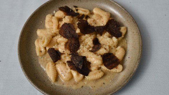 Cavatelli cacio e pepe with truffle.