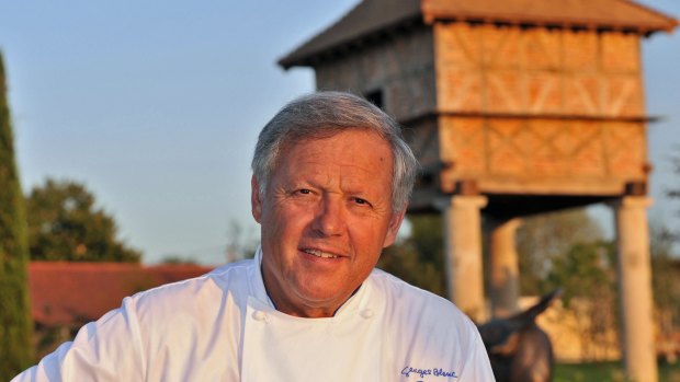 At the helm: Georges Blanc took over the restaurant, which had been in his family since 1872. 